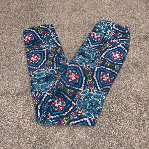 LuLaRoe girls  colorful leggings one size